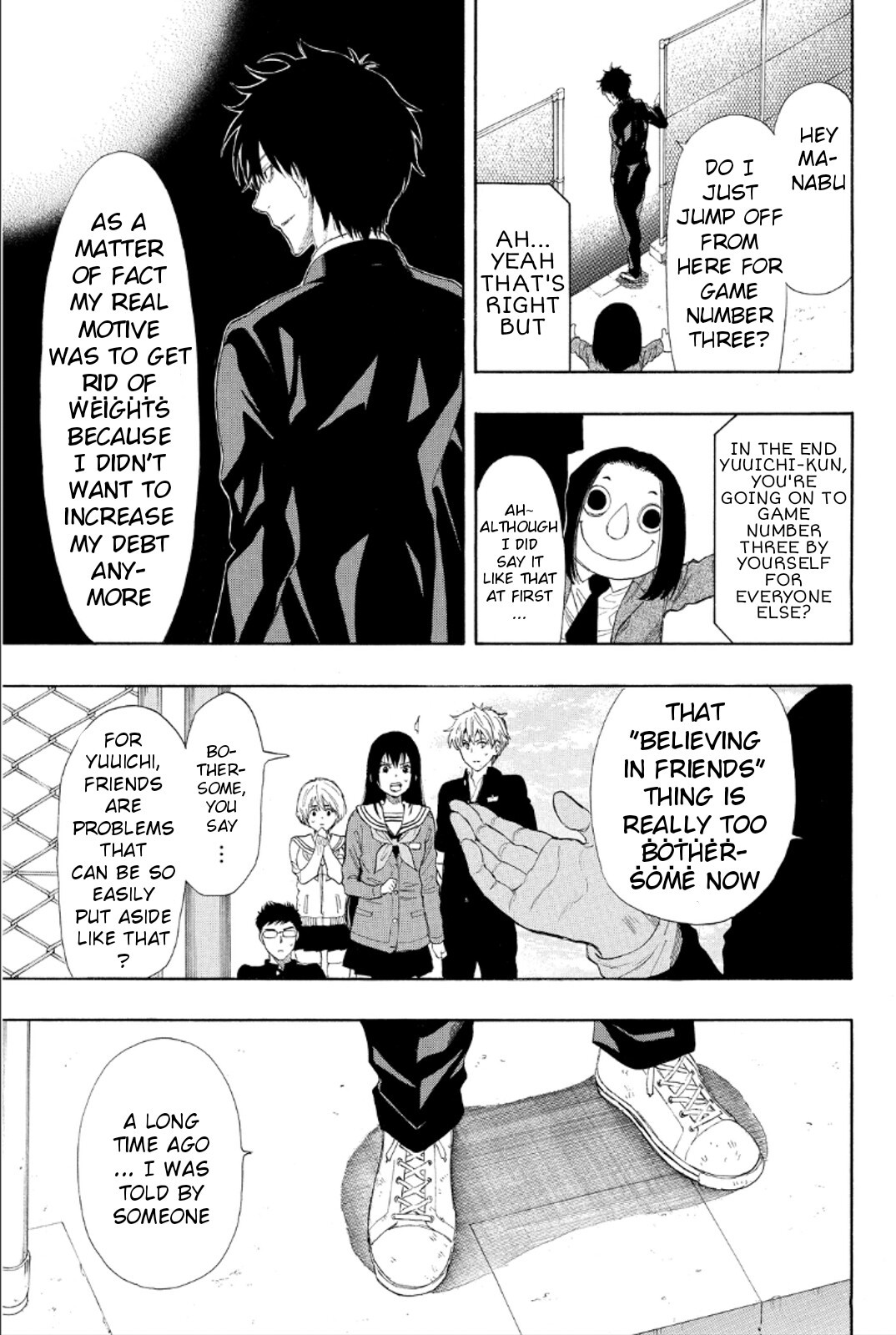 Tomodachi Game Chapter 11 page 11 - Chapter 11: As I Thought, They Can't be Friends with a "Murderer"
