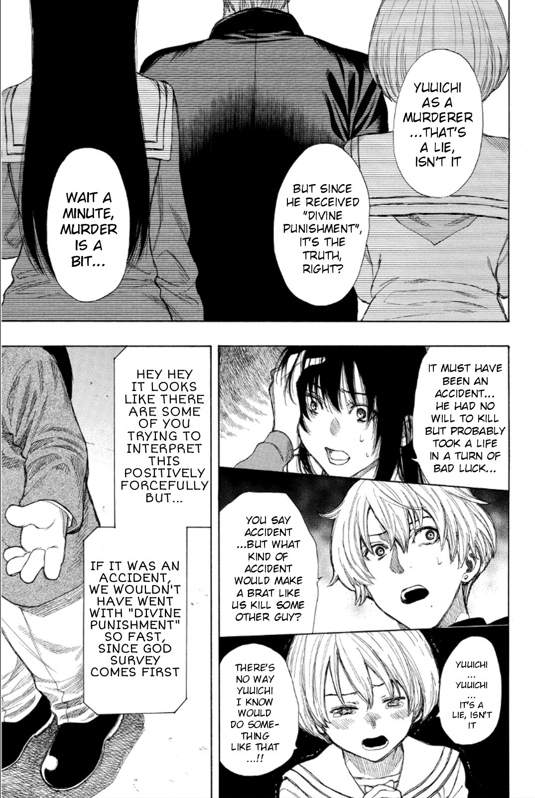 Tomodachi Game Chapter 11 page 3 - Chapter 11: As I Thought, They Can't be Friends with a "Murderer"