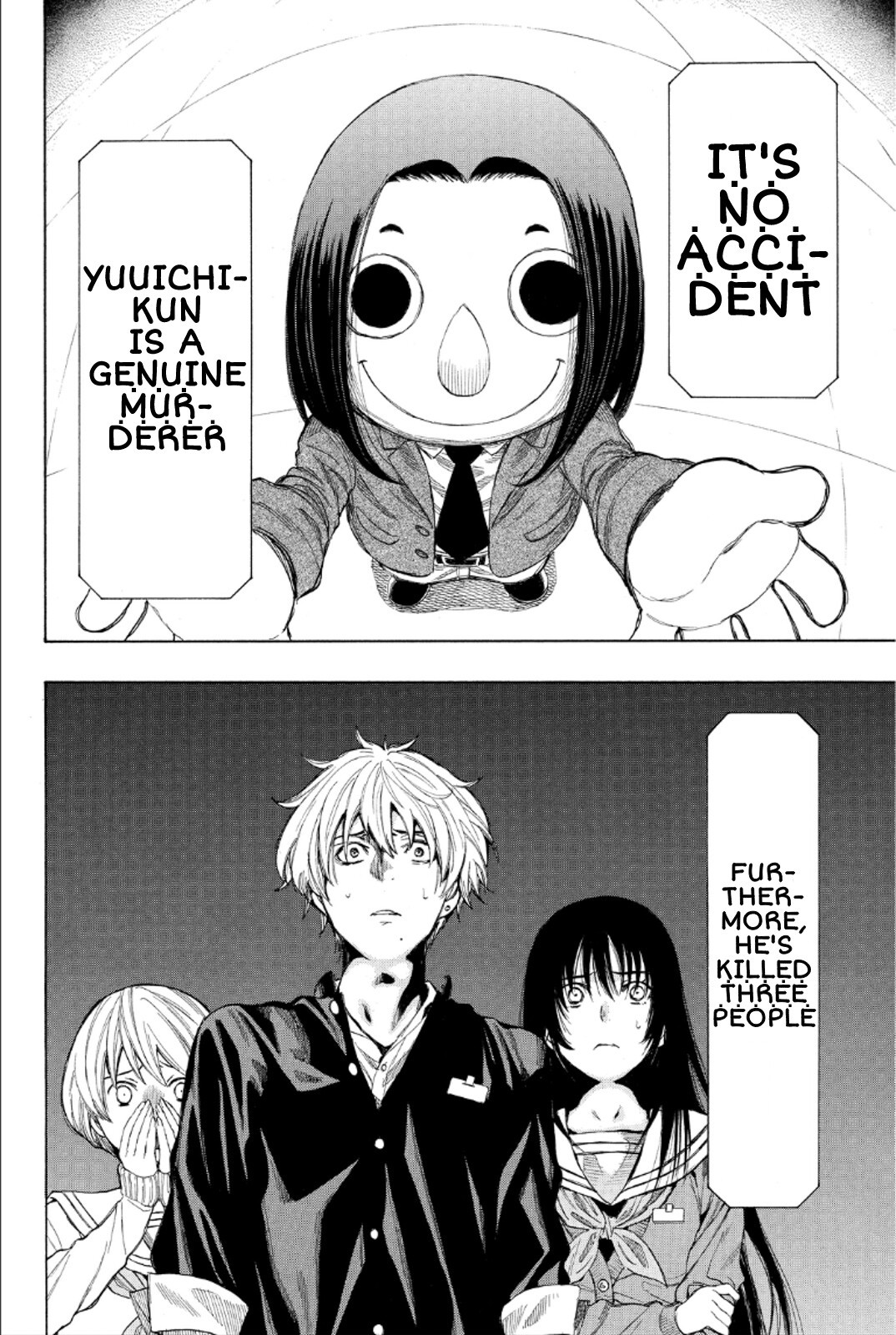 Tomodachi Game Chapter 11 page 4 - Chapter 11: As I Thought, They Can't be Friends with a "Murderer"