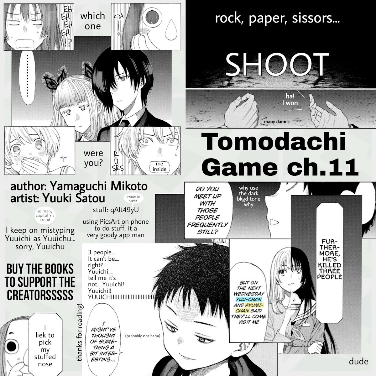 Tomodachi Game Chapter 11 page 40 - Chapter 11: As I Thought, They Can't be Friends with a "Murderer"