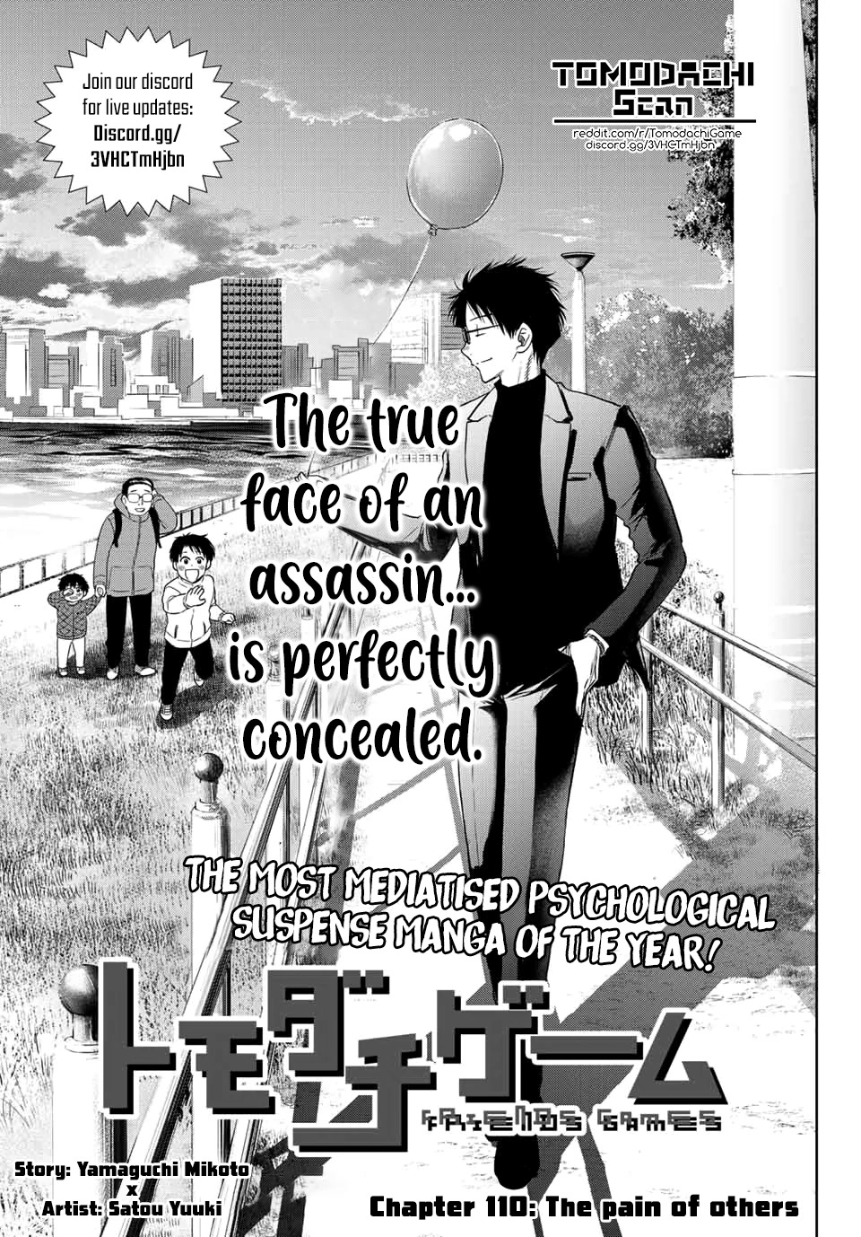 Tomodachi Game Chapter 110 page 3 - Chapter 110: The pain of others.