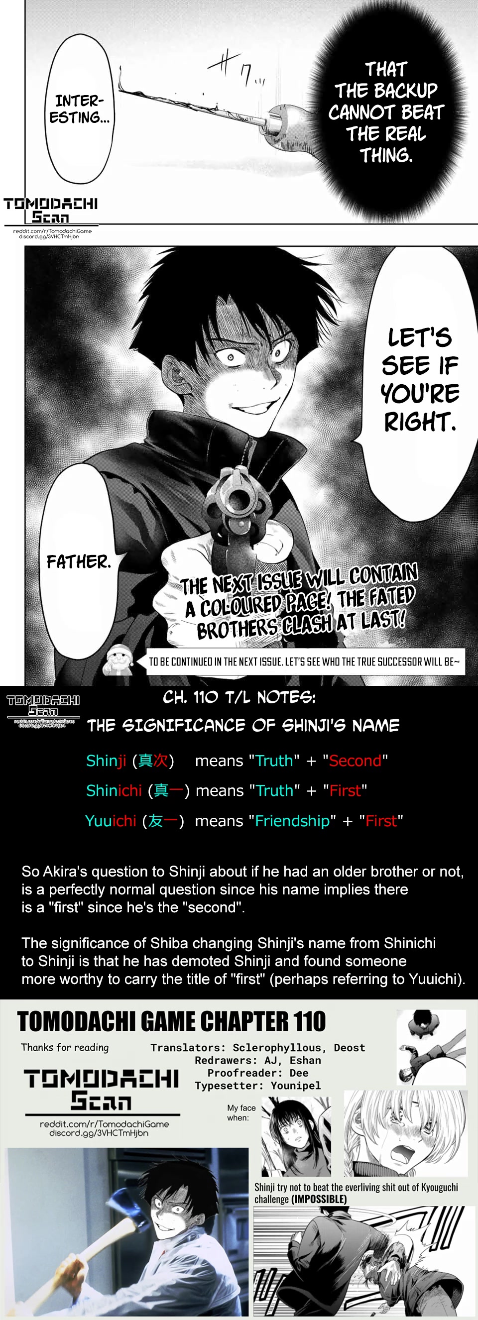 Tomodachi Game Chapter 110 page 33 - Chapter 110: The pain of others.