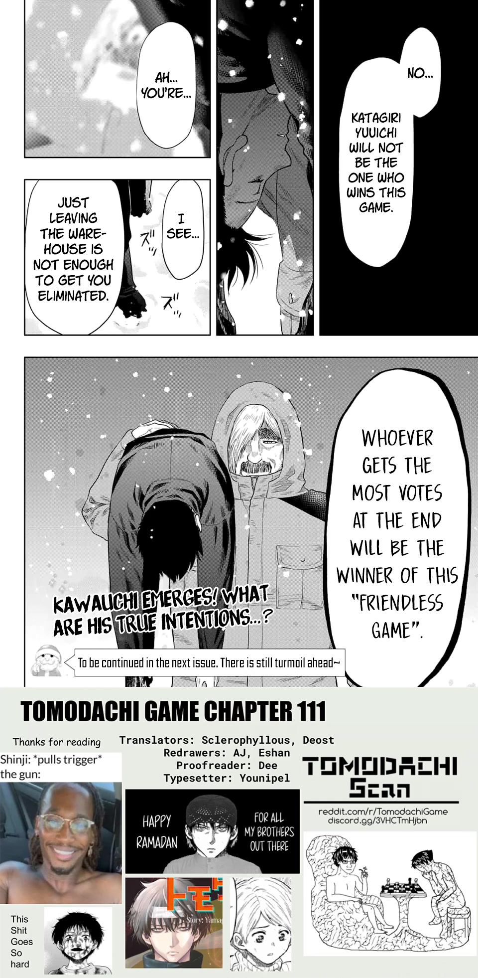 Tomodachi Game Chapter 111 page 39 - Chapter 111: Clash between brothers.