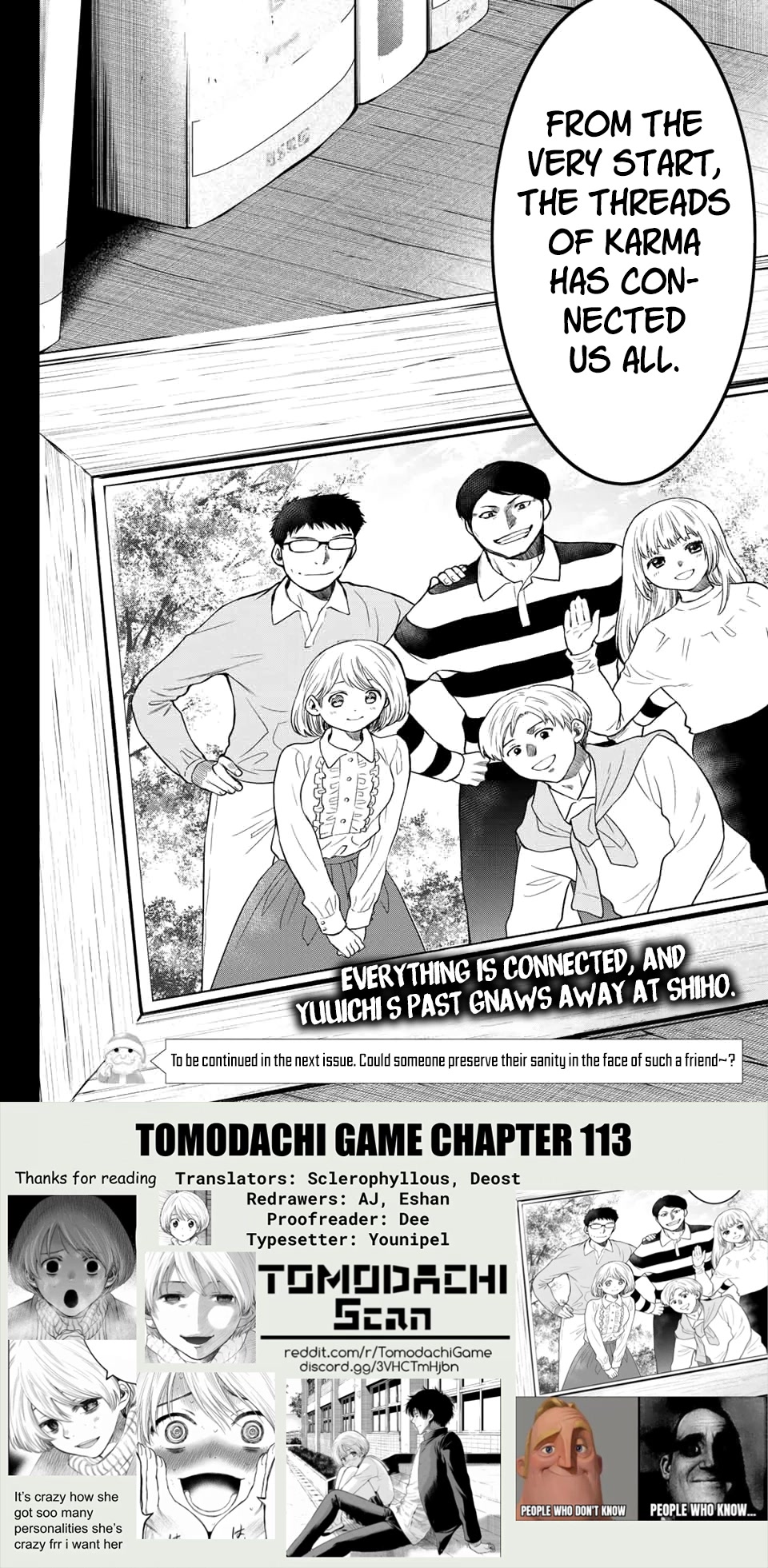 Tomodachi Game Chapter 113 page 33 - Chapter 113: Threads of Karma