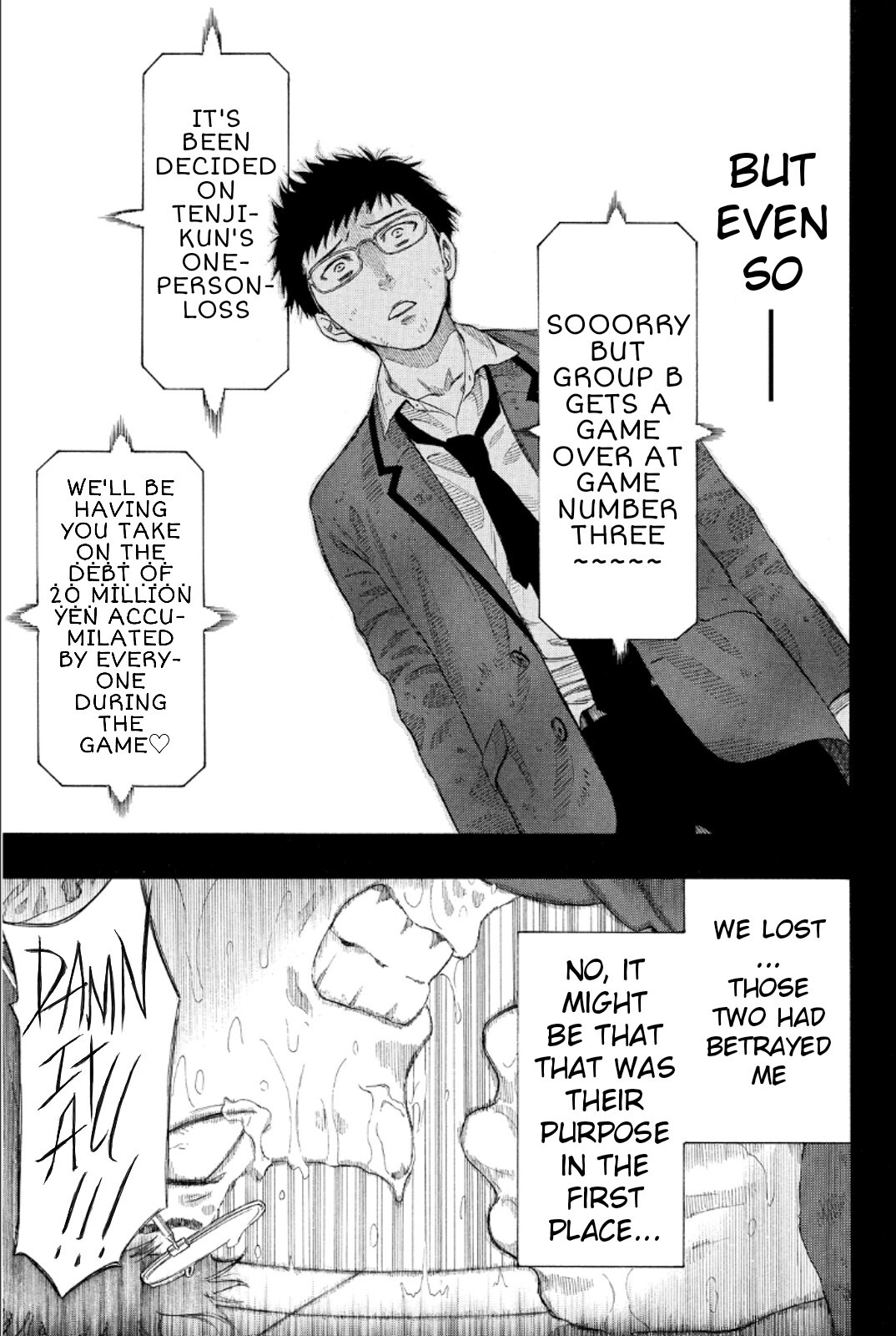 Tomodachi Game Chapter 12 page 15 - Chapter 12: We'll be Taking 20 Million Yen Worth of Your Life â™¡