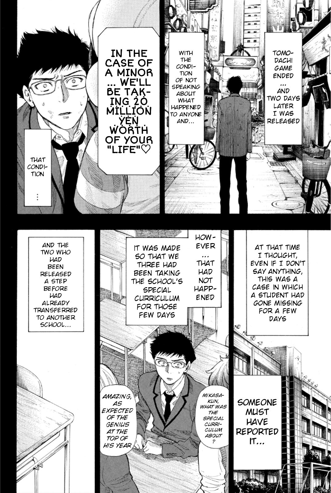 Tomodachi Game Chapter 12 page 16 - Chapter 12: We'll be Taking 20 Million Yen Worth of Your Life â™¡