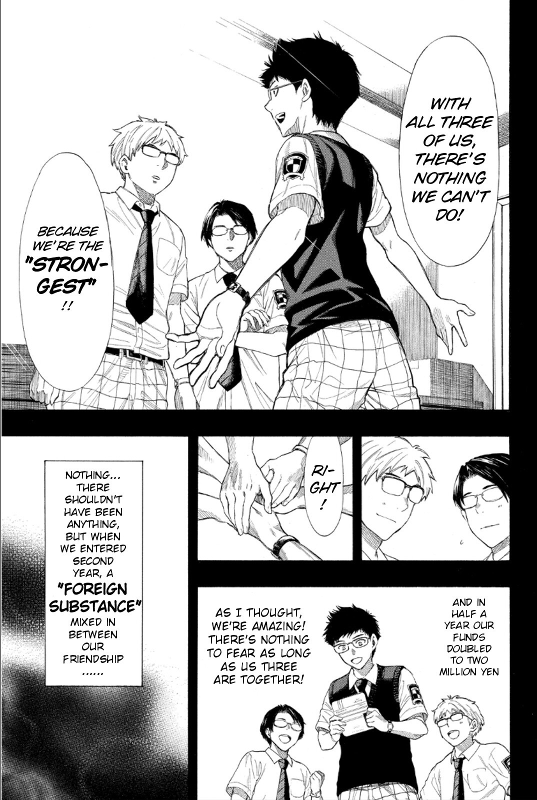 Tomodachi Game Chapter 12 page 5 - Chapter 12: We'll be Taking 20 Million Yen Worth of Your Life â™¡