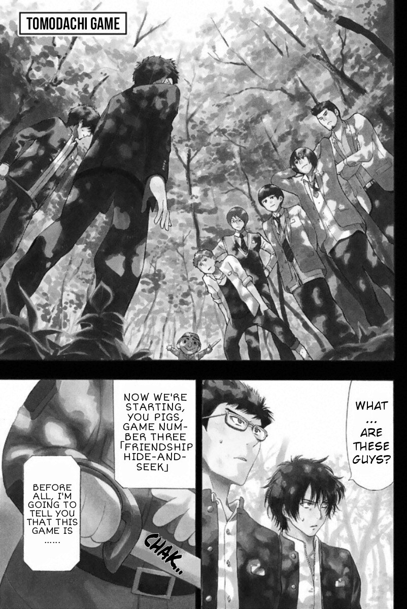 Tomodachi Game Chapter 14 page 1 - Chapter 14: Waiting and Waiting and Waiting... the Game Where You Wait Foreve...