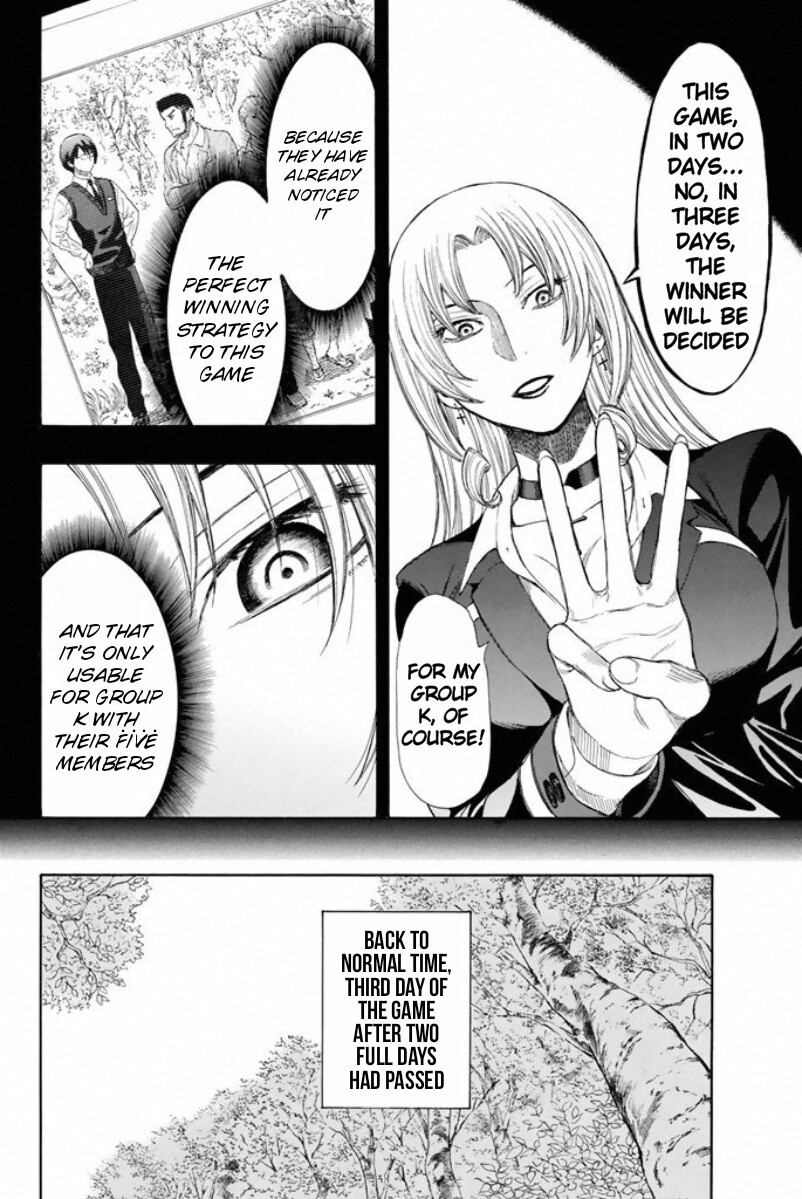Tomodachi Game Chapter 15 page 25 - Chapter 15: The "Seeker" Carry the Food to the "Hider", OK?