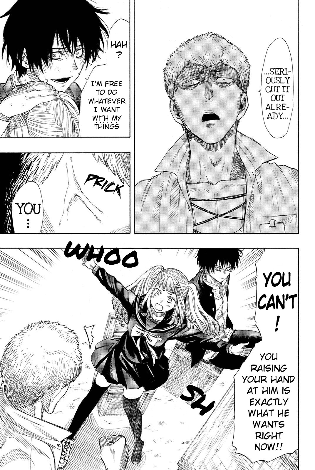 Tomodachi Game Chapter 18 page 21 - Chapter 18: Yeah, that Certainly is an Act of Violence