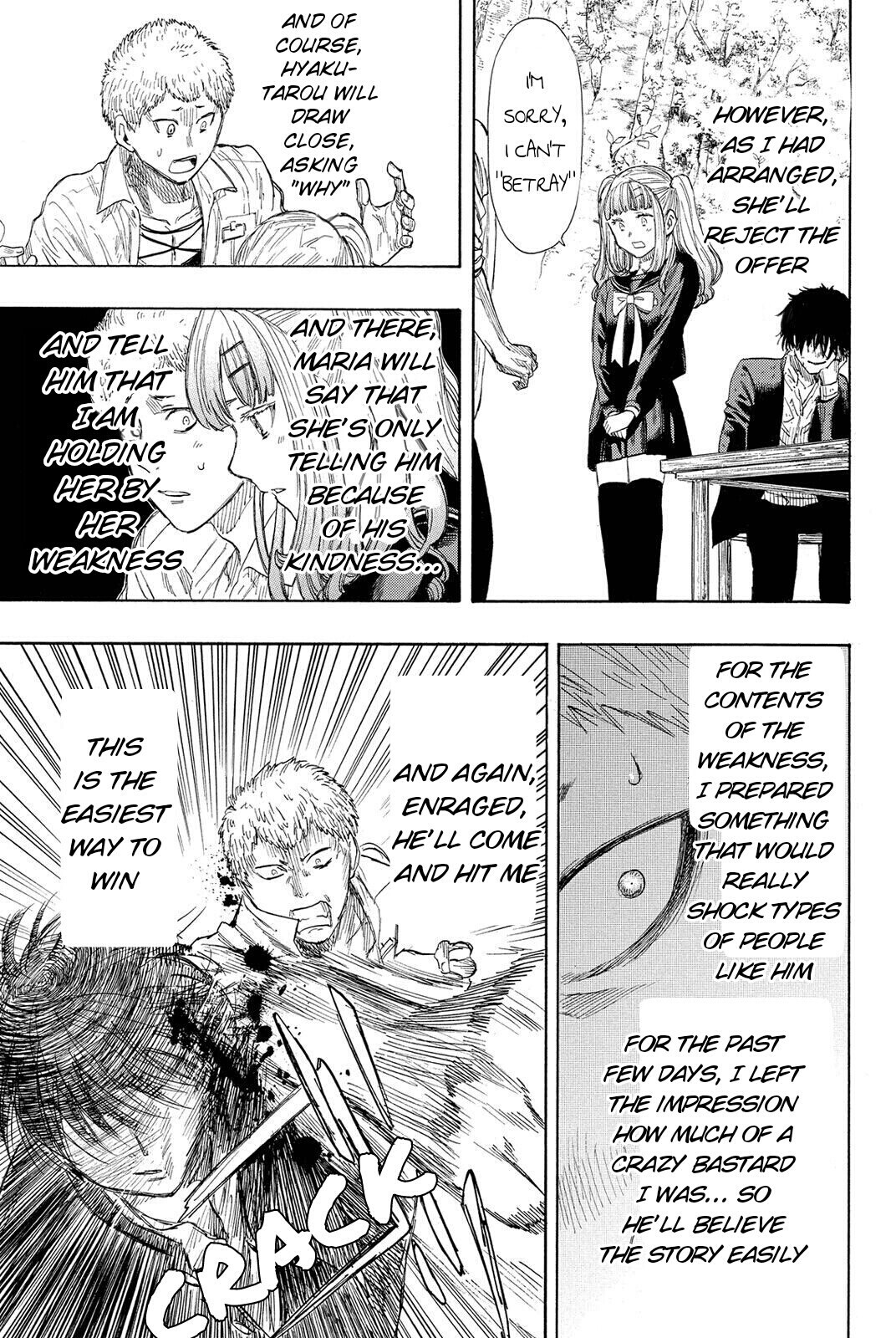 Tomodachi Game Chapter 18 page 33 - Chapter 18: Yeah, that Certainly is an Act of Violence