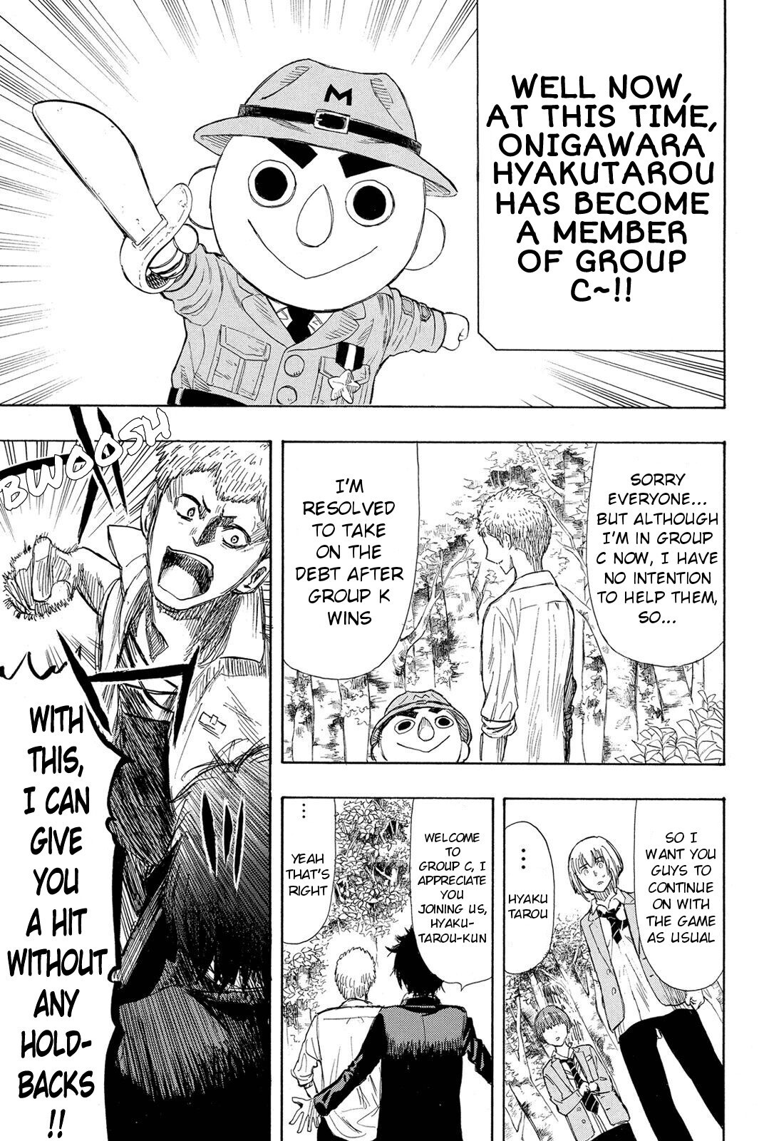 Tomodachi Game Chapter 18 page 39 - Chapter 18: Yeah, that Certainly is an Act of Violence