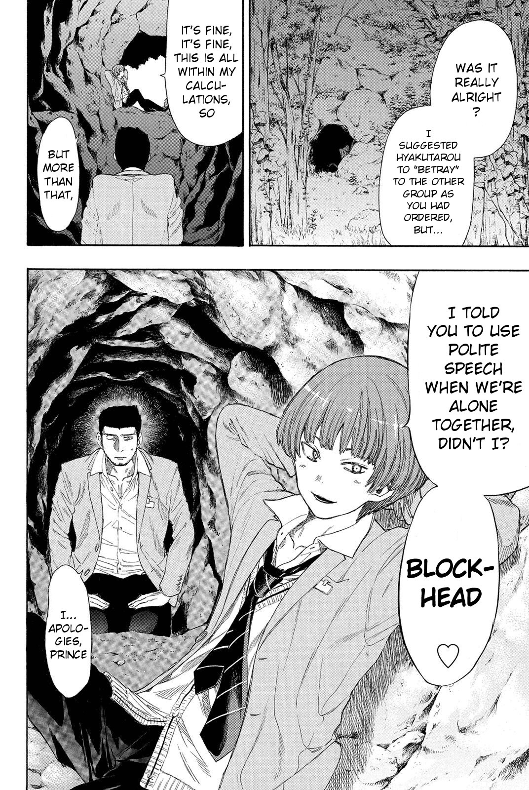 Tomodachi Game Chapter 18 page 46 - Chapter 18: Yeah, that Certainly is an Act of Violence