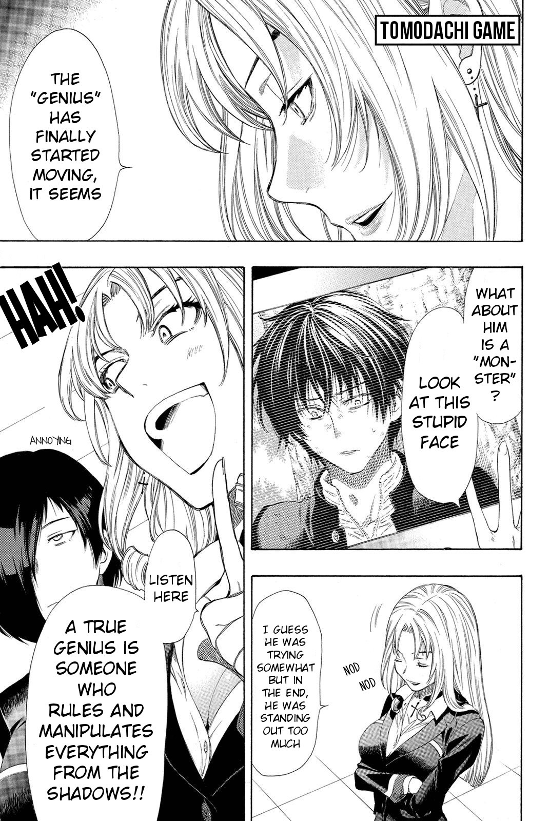 Tomodachi Game Chapter 19 page 1 - Chapter 19: Game Number Three is Over!!
