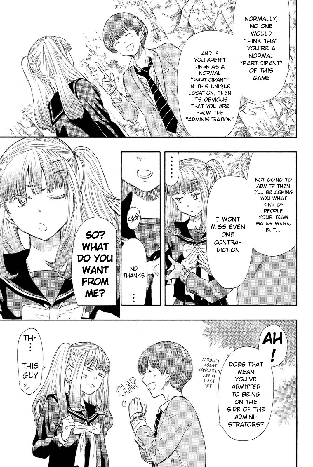 Tomodachi Game Chapter 19 page 19 - Chapter 19: Game Number Three is Over!!