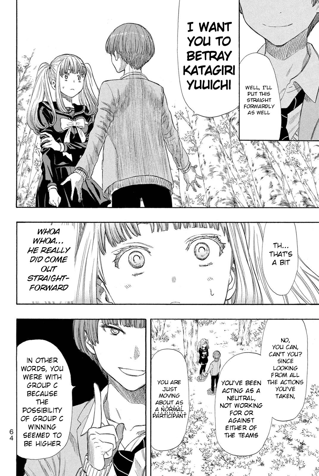 Tomodachi Game Chapter 19 page 20 - Chapter 19: Game Number Three is Over!!