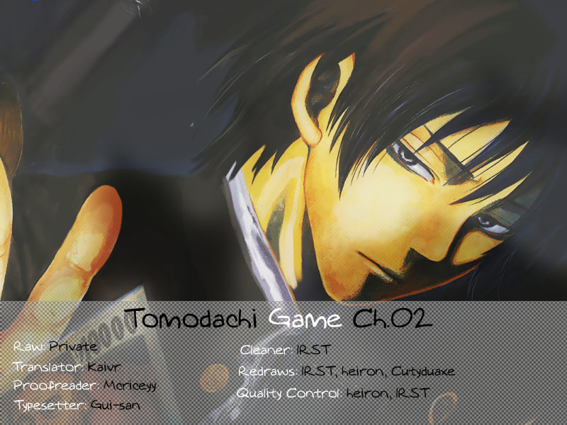 Tomodachi Game Chapter 2 page 2 - Chapter 2: Answer to this question is YES