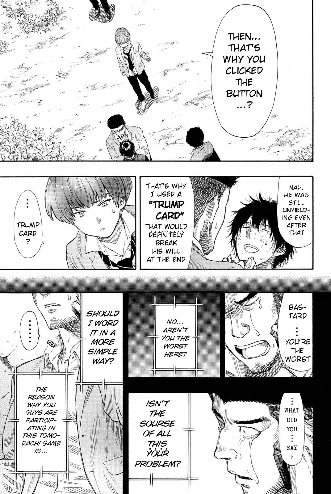 Tomodachi Game Chapter 20 page 22 - Chapter 20: Let's Go Right on to Announcing the Results