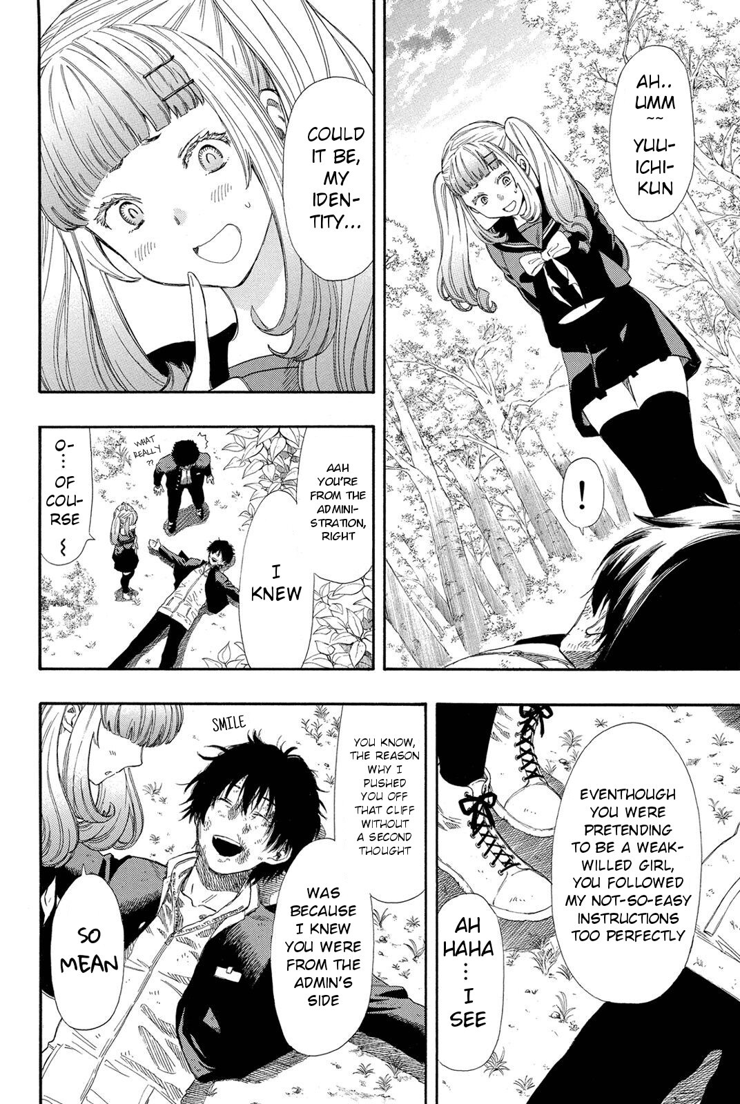 Tomodachi Game Chapter 20 page 35 - Chapter 20: Let's Go Right on to Announcing the Results