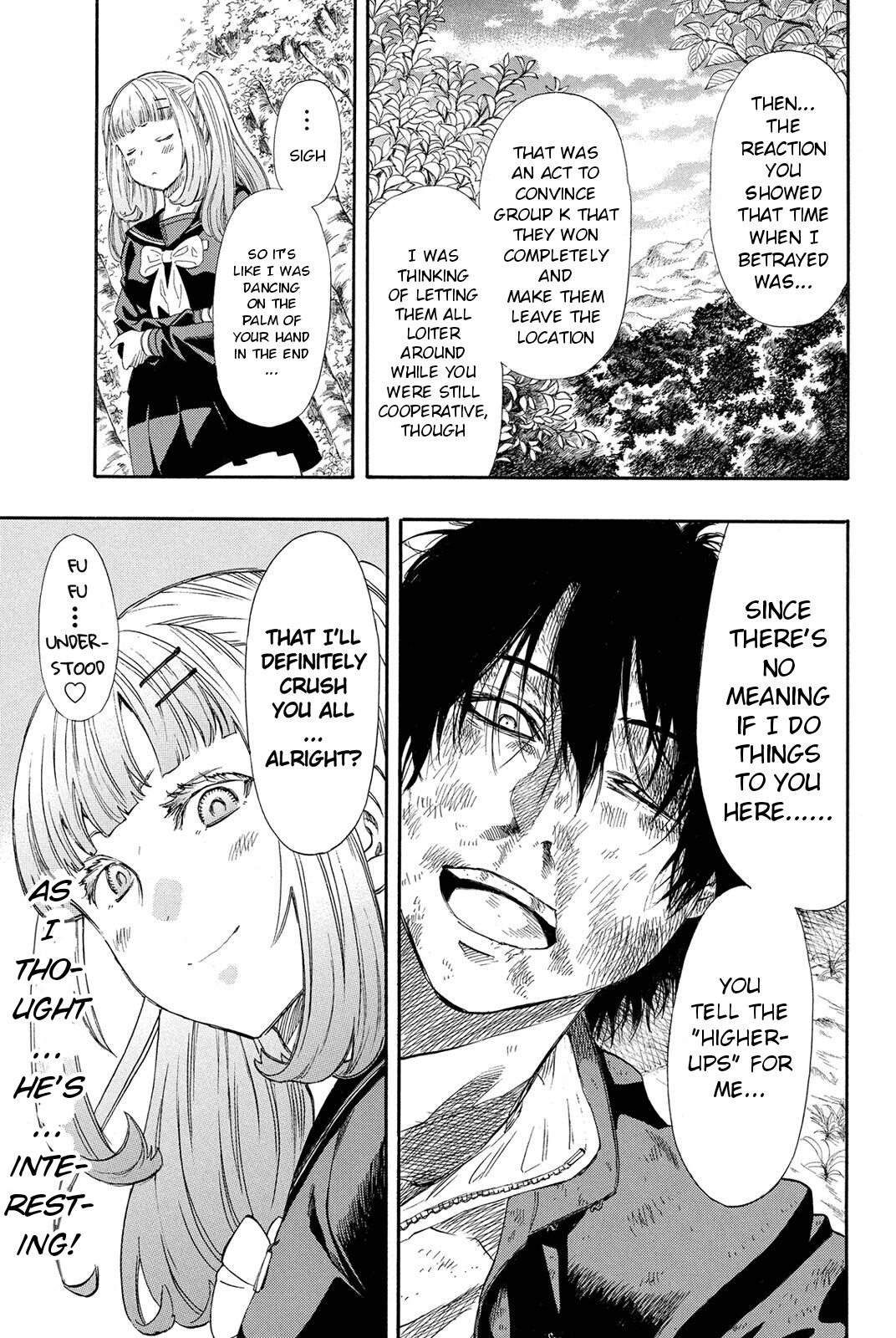 Tomodachi Game Chapter 20 page 36 - Chapter 20: Let's Go Right on to Announcing the Results