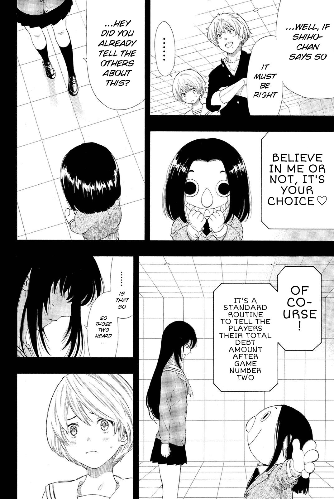 Tomodachi Game Chapter 21 page 7 - Chapter 21: You Can't "Tell Anyone" About This or "Run Away"...