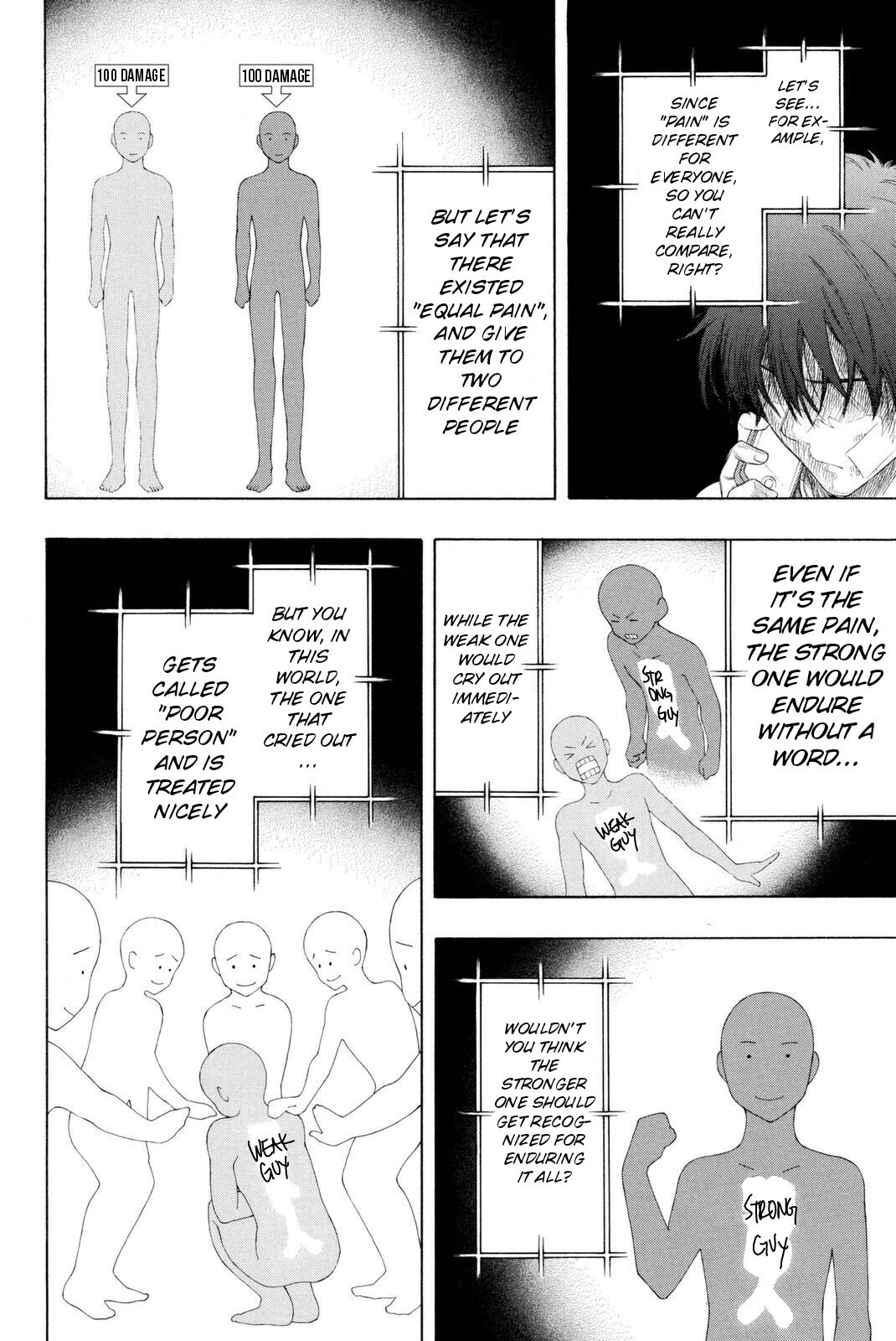 Tomodachi Game Chapter 23 page 12 - Chapter 23: Tomodachi Game Special Edition, 「Weakling Wins the Game」 Start!