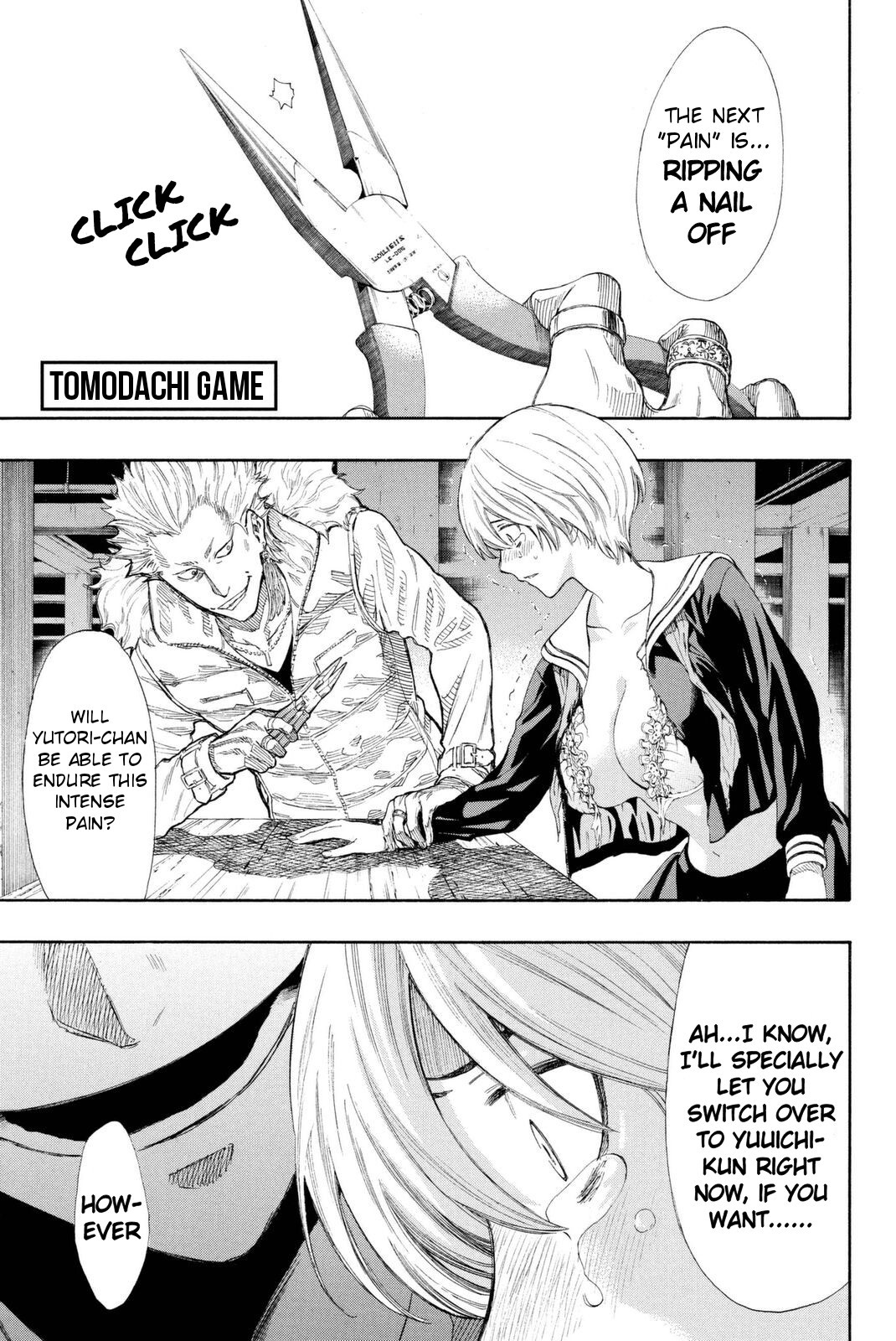 Tomodachi Game Chapter 24 page 1 - Chapter 24: The Weakling Really Did Win the Game