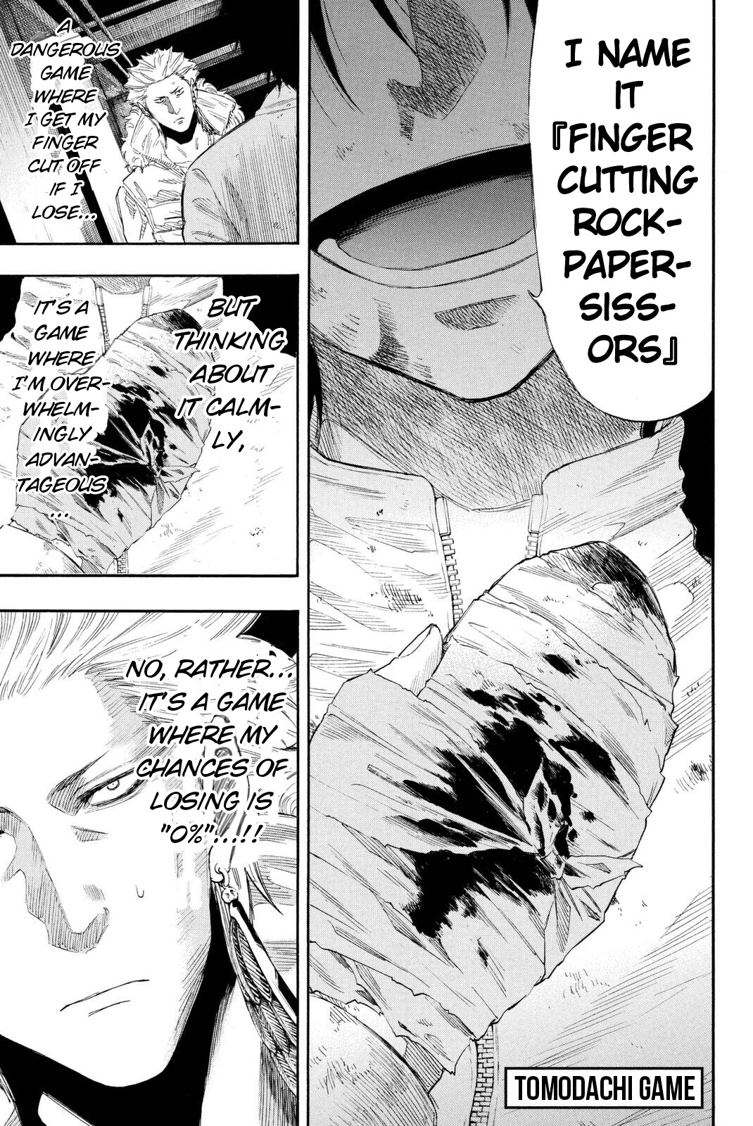 Tomodachi Game Chapter 25 page 1 - Chapter 25: Paper Paper Paper