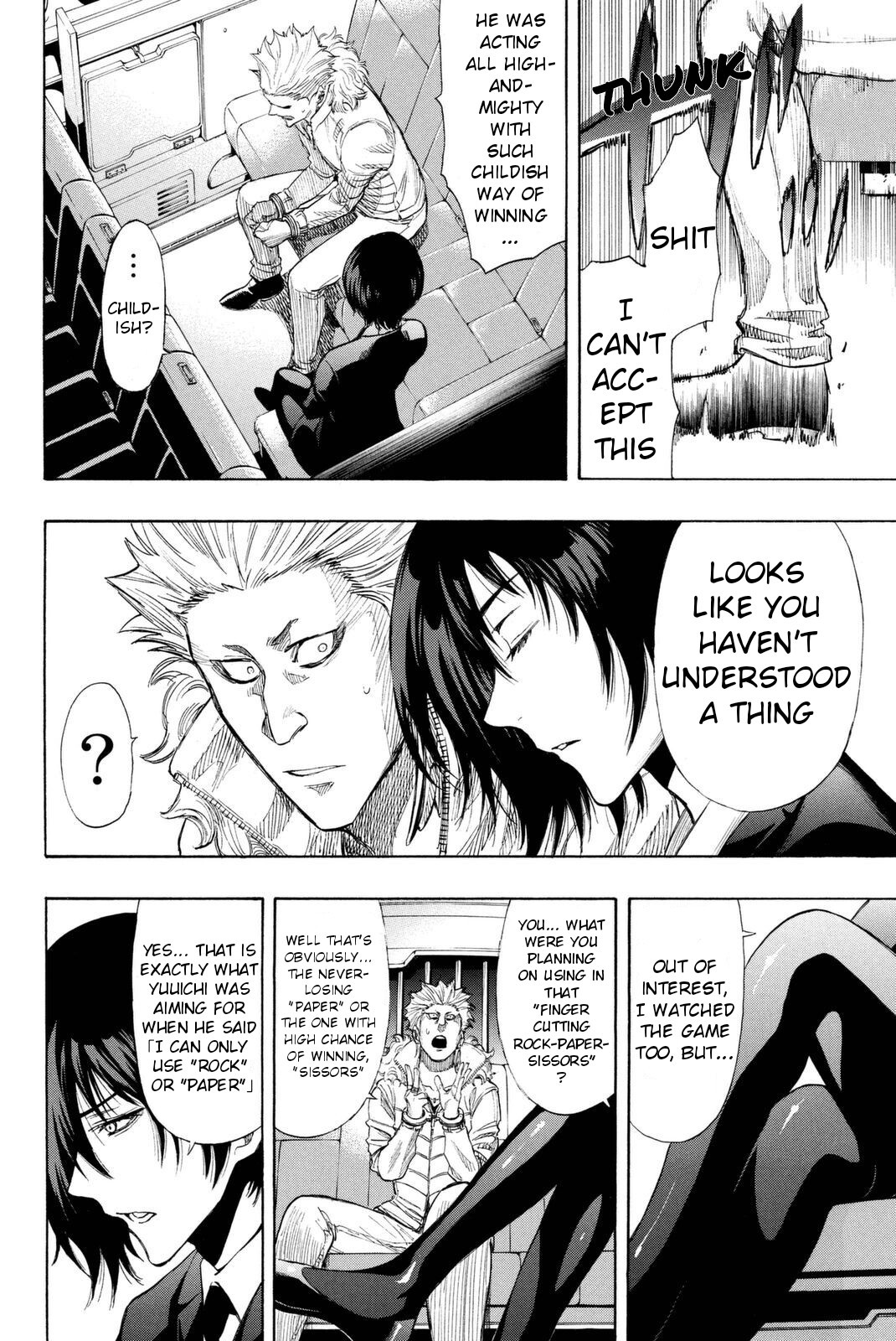 Tomodachi Game Chapter 25 page 36 - Chapter 25: Paper Paper Paper