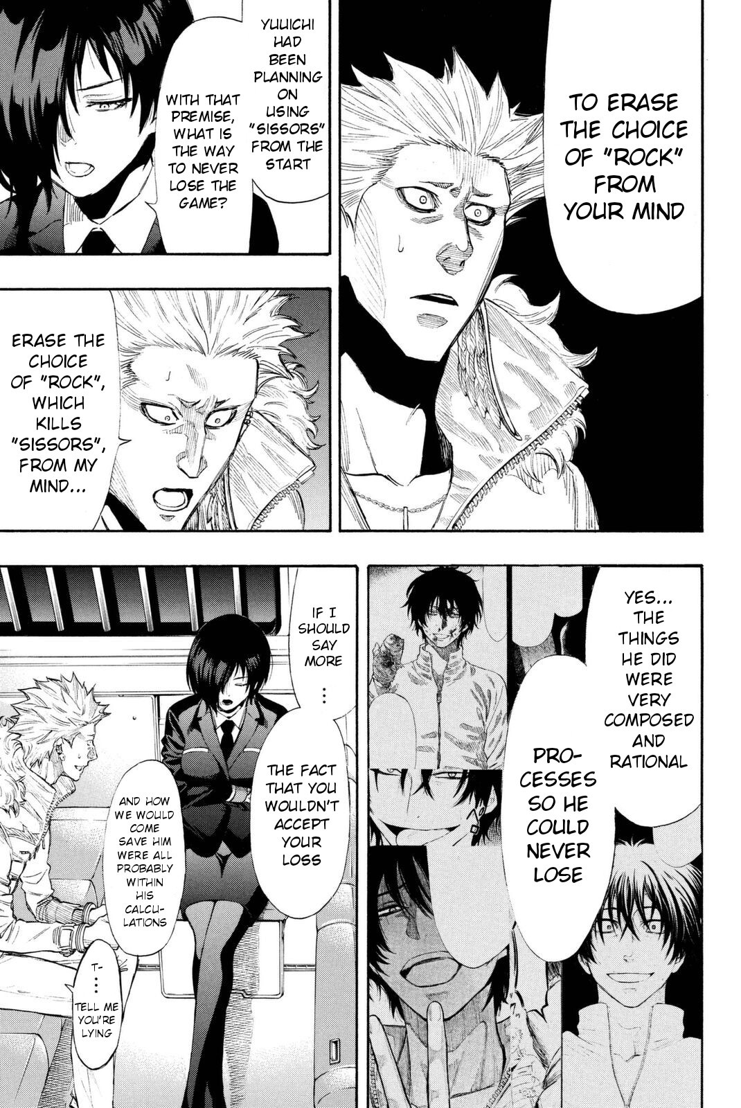 Tomodachi Game Chapter 25 page 37 - Chapter 25: Paper Paper Paper