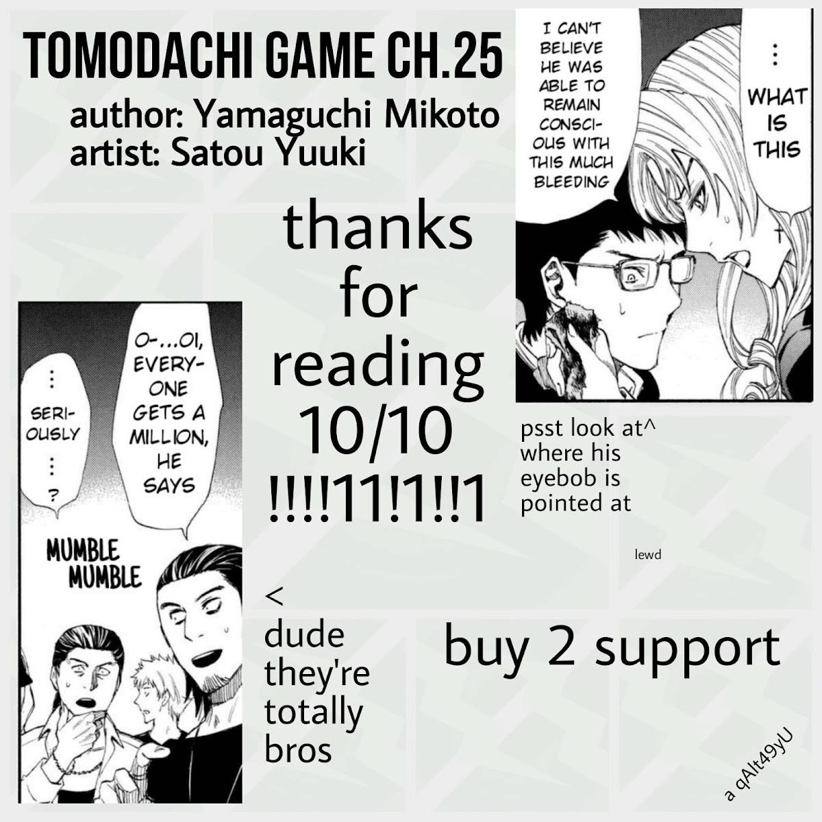 Tomodachi Game Chapter 25 page 43 - Chapter 25: Paper Paper Paper