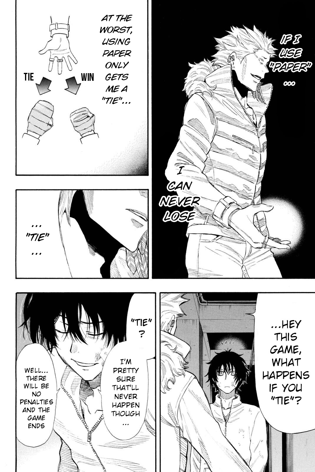 Tomodachi Game Chapter 25 page 8 - Chapter 25: Paper Paper Paper