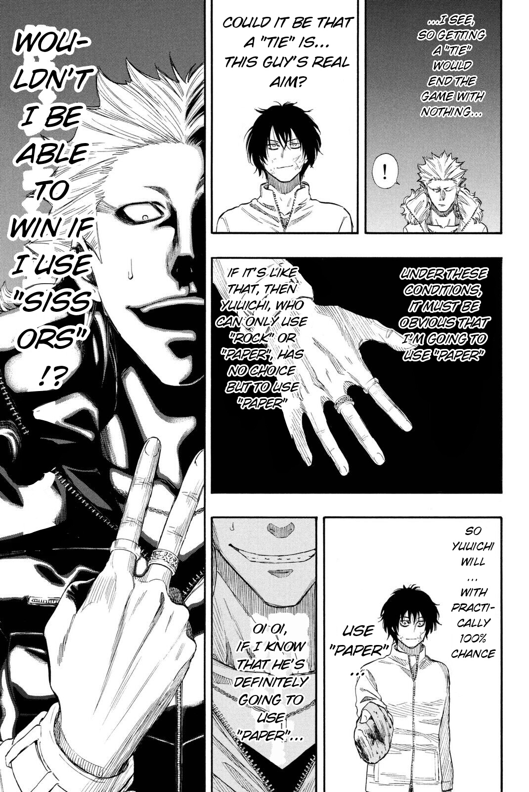 Tomodachi Game Chapter 25 page 9 - Chapter 25: Paper Paper Paper