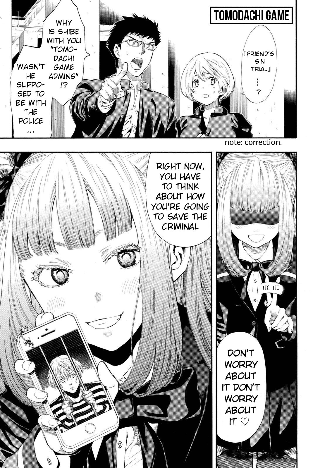Tomodachi Game Chapter 26 page 1 - Chapter 26: You Can "Reject" This Game