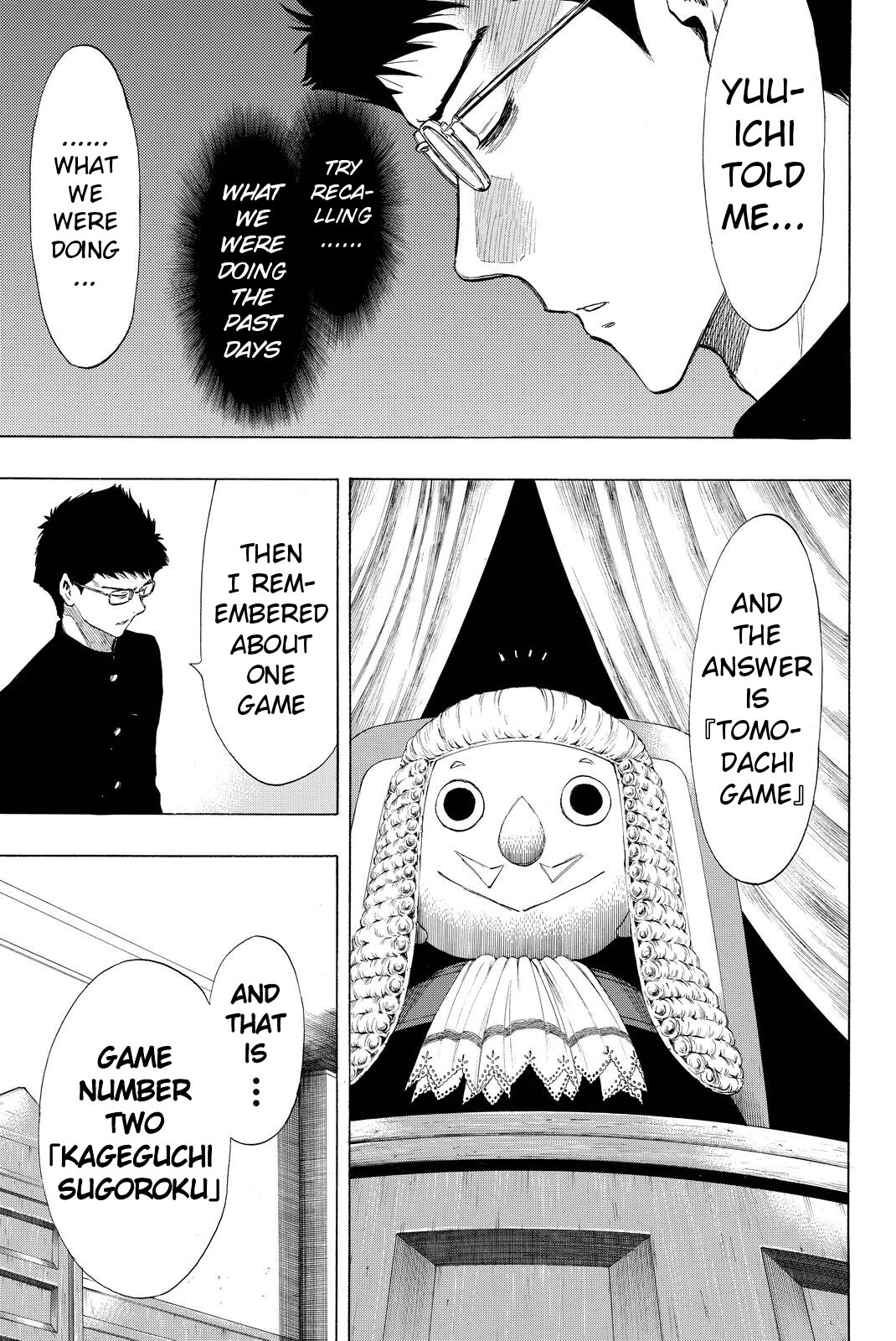 Tomodachi Game Chapter 29 page 33 - Chapter 29: I'll Be Looking at Your Skill