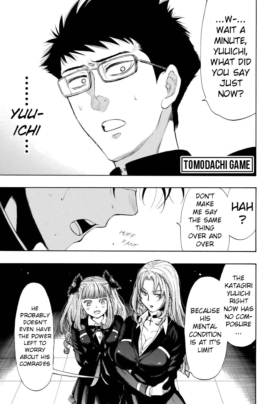 Tomodachi Game Chapter 31 page 1 - Chapter 31: This Expression... She's Done For