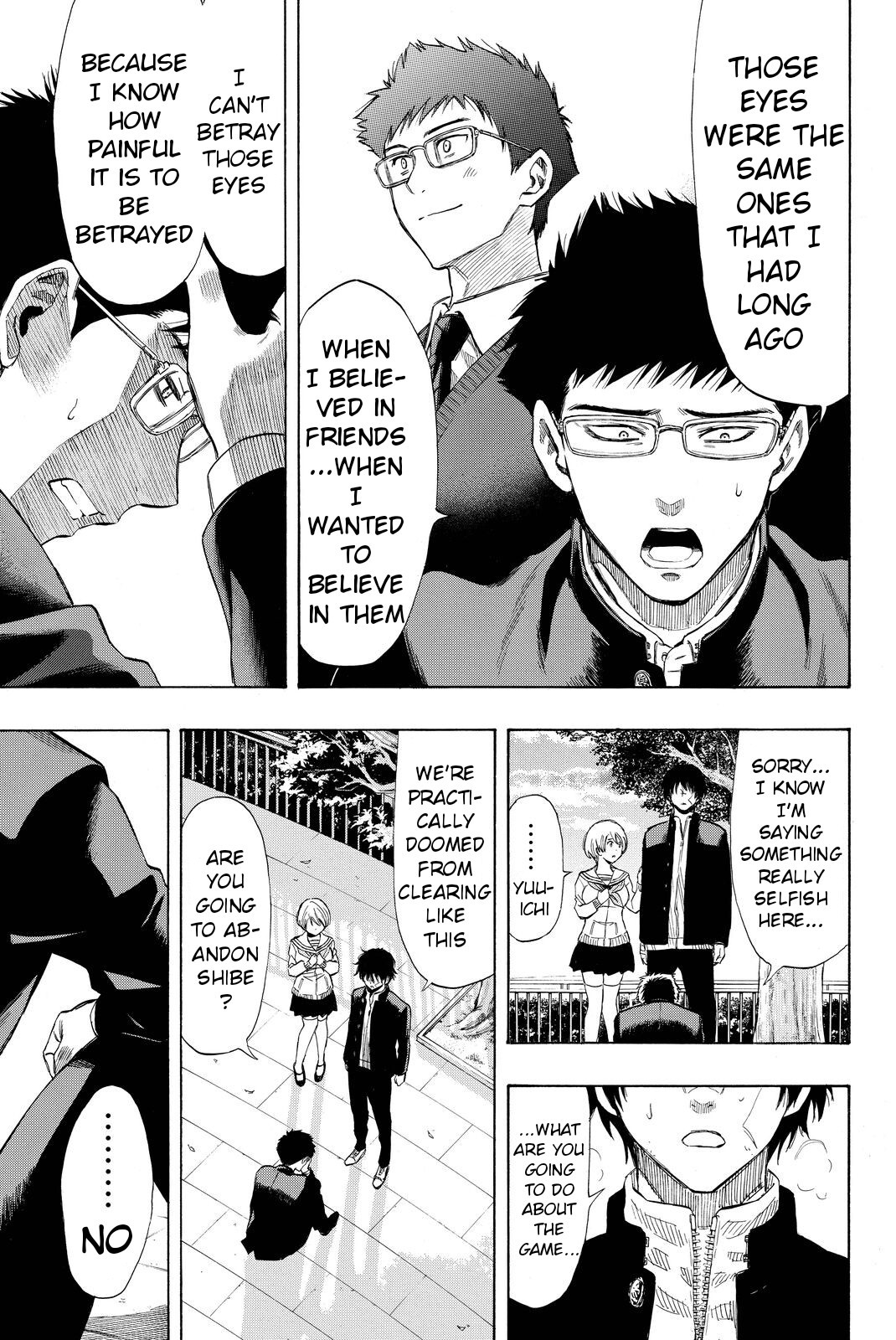 Tomodachi Game Chapter 32 page 11 - Chapter 32: "Love" or "Money"