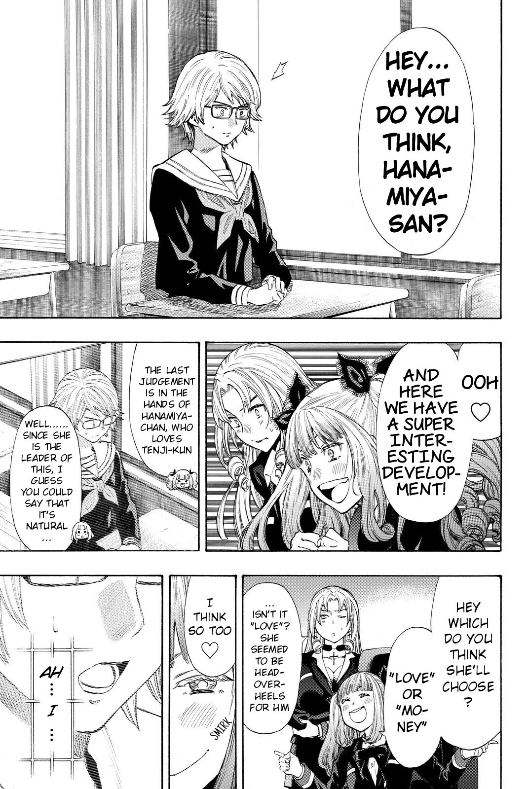 Tomodachi Game Chapter 32 page 28 - Chapter 32: "Love" or "Money"