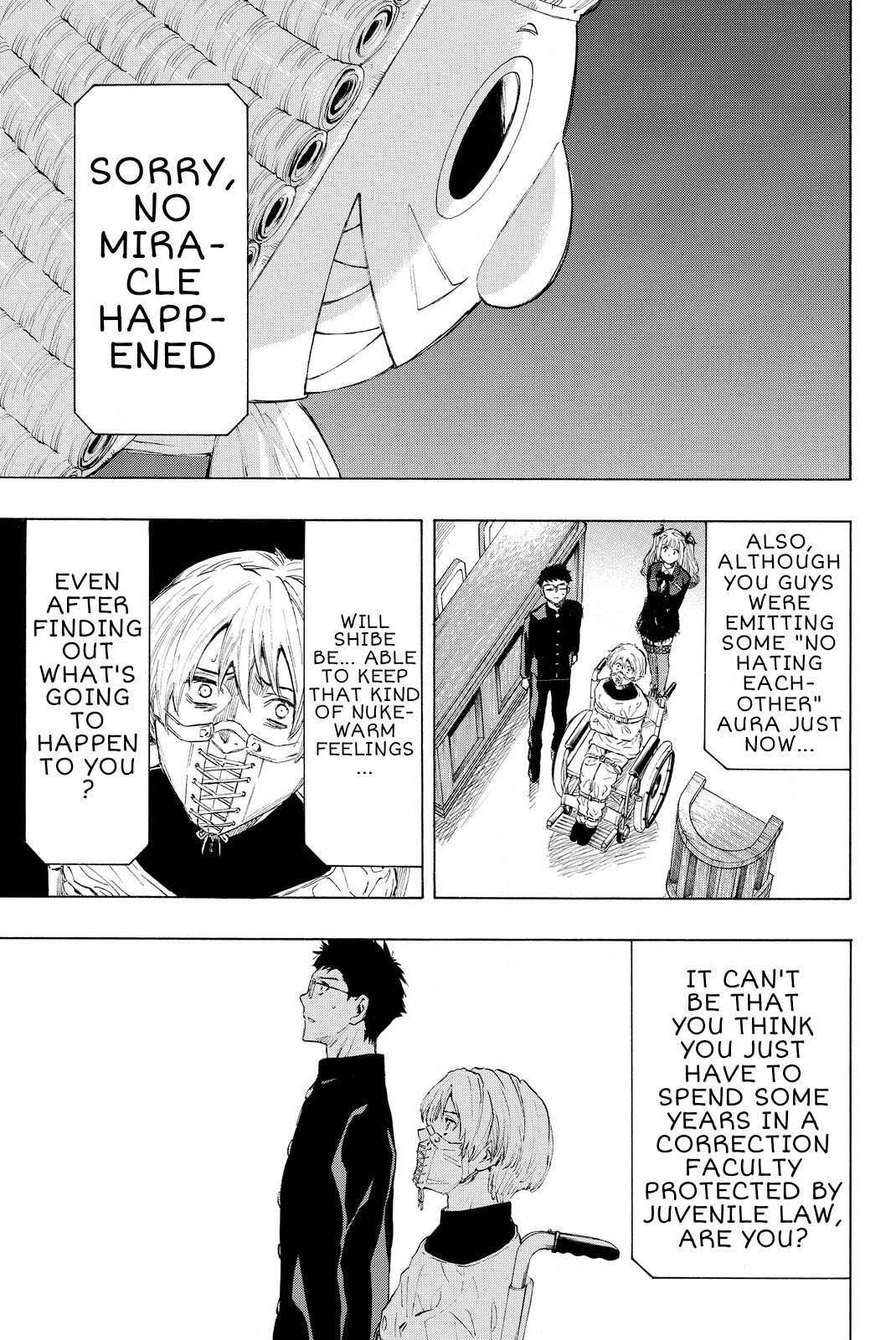 Tomodachi Game Chapter 33 page 14 - Chapter 33: Dead End... Shibe's Human Life has Ended Right Here