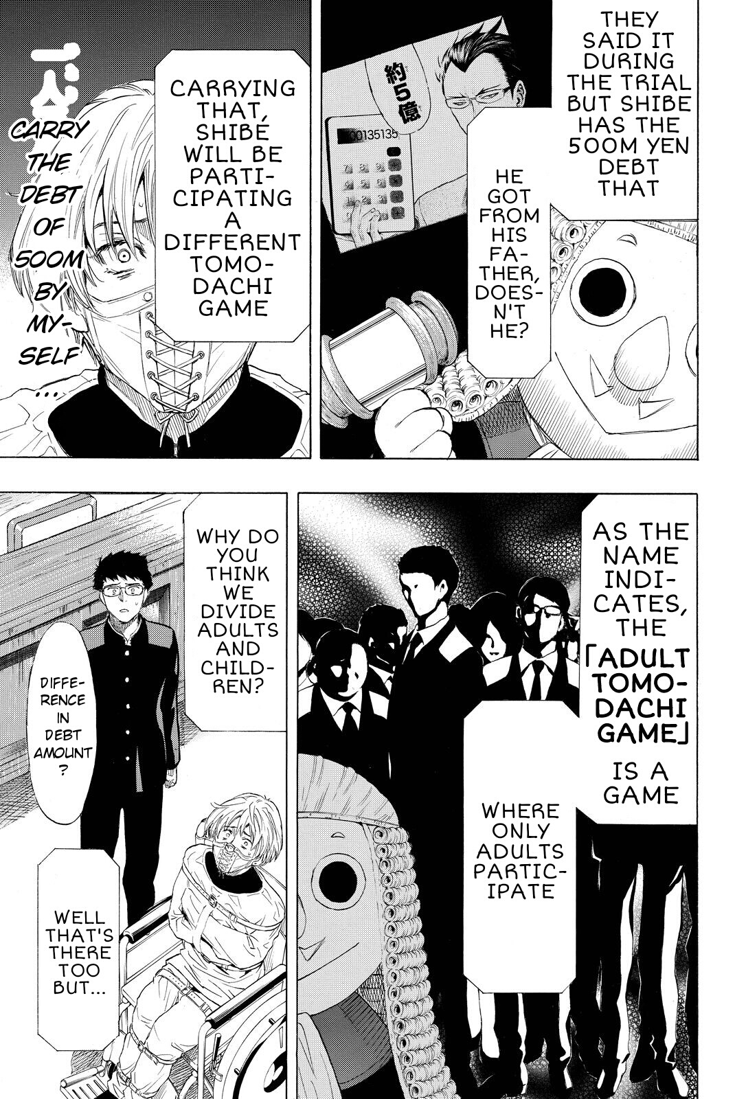 Tomodachi Game Chapter 33 page 16 - Chapter 33: Dead End... Shibe's Human Life has Ended Right Here