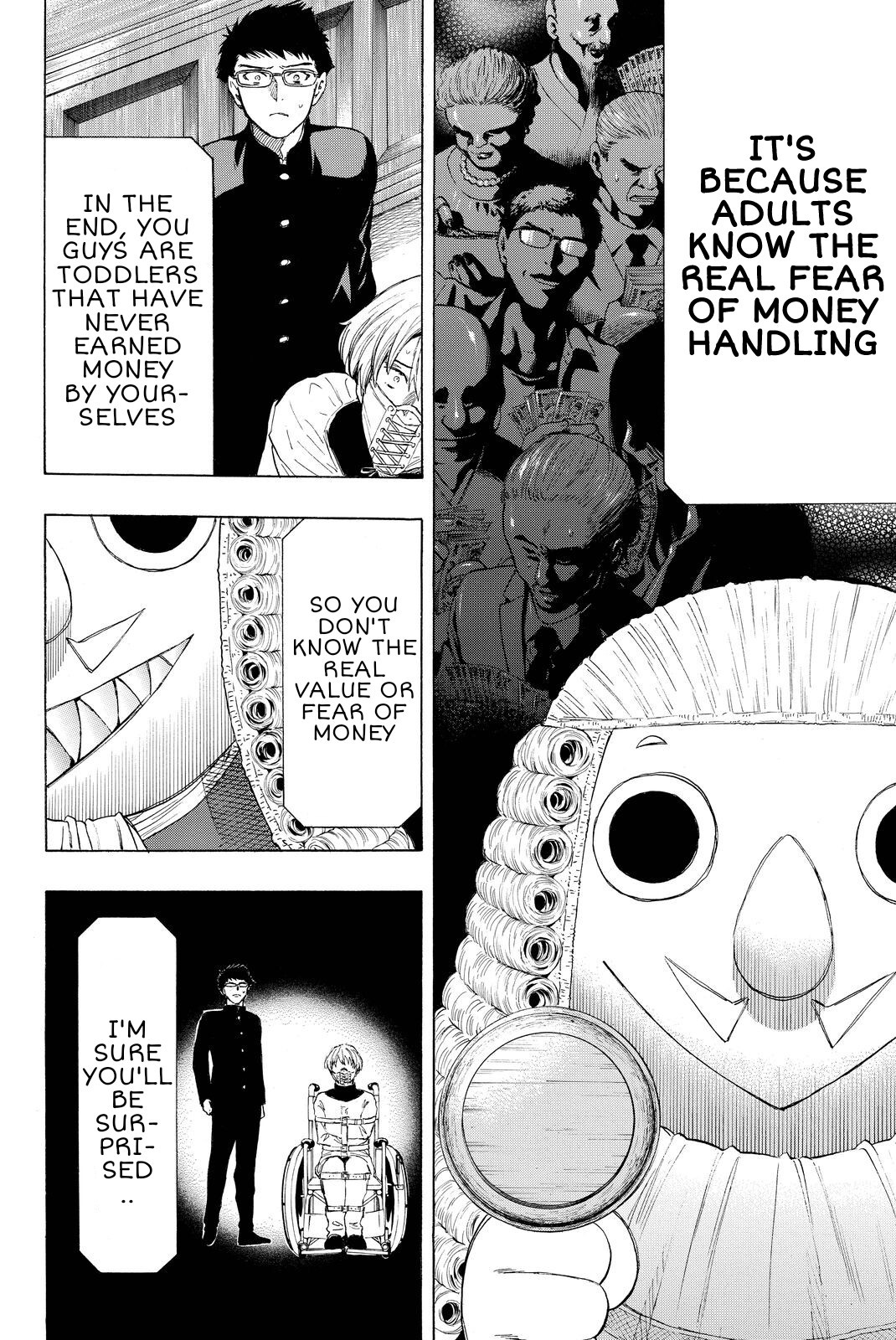 Tomodachi Game Chapter 33 page 17 - Chapter 33: Dead End... Shibe's Human Life has Ended Right Here