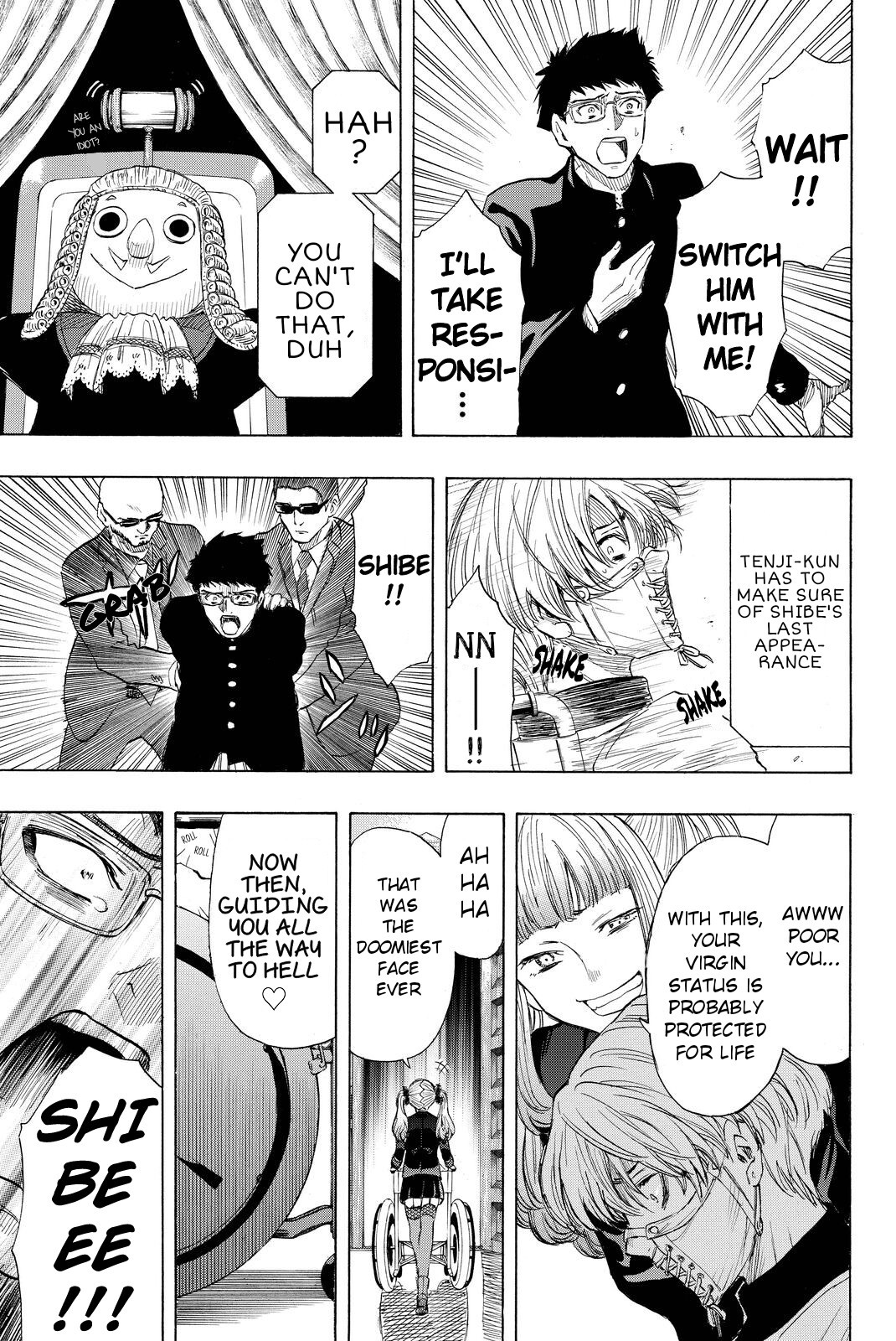 Tomodachi Game Chapter 33 page 22 - Chapter 33: Dead End... Shibe's Human Life has Ended Right Here