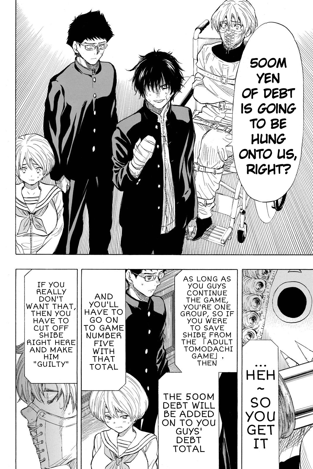 Tomodachi Game Chapter 33 page 30 - Chapter 33: Dead End... Shibe's Human Life has Ended Right Here