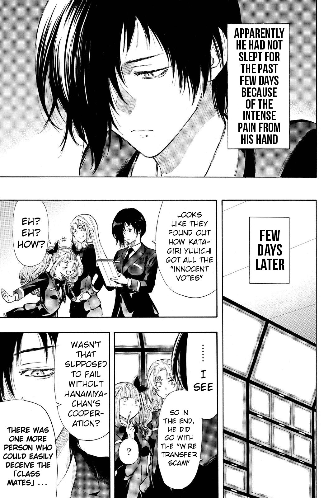 Tomodachi Game Chapter 33 page 35 - Chapter 33: Dead End... Shibe's Human Life has Ended Right Here