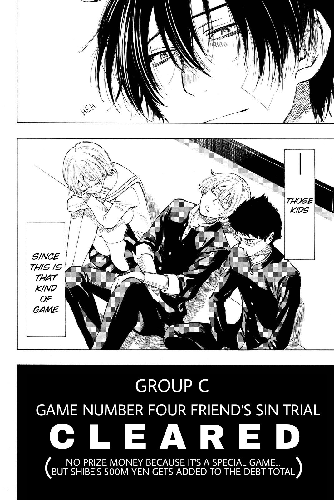 Tomodachi Game Chapter 33 page 42 - Chapter 33: Dead End... Shibe's Human Life has Ended Right Here