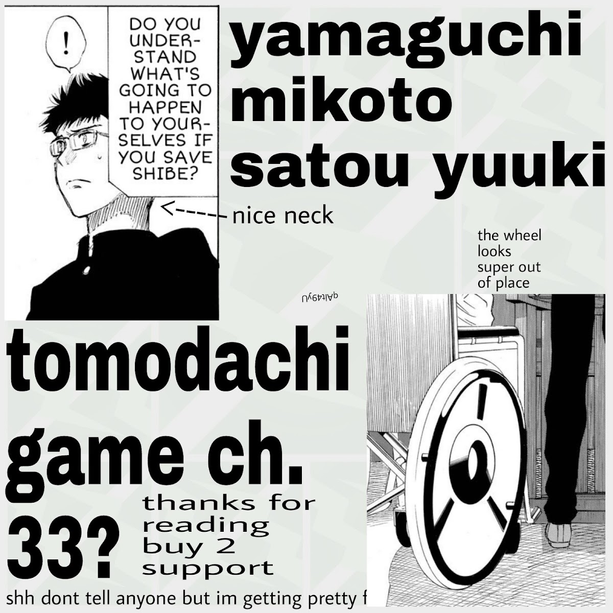 Tomodachi Game Chapter 33 page 43 - Chapter 33: Dead End... Shibe's Human Life has Ended Right Here