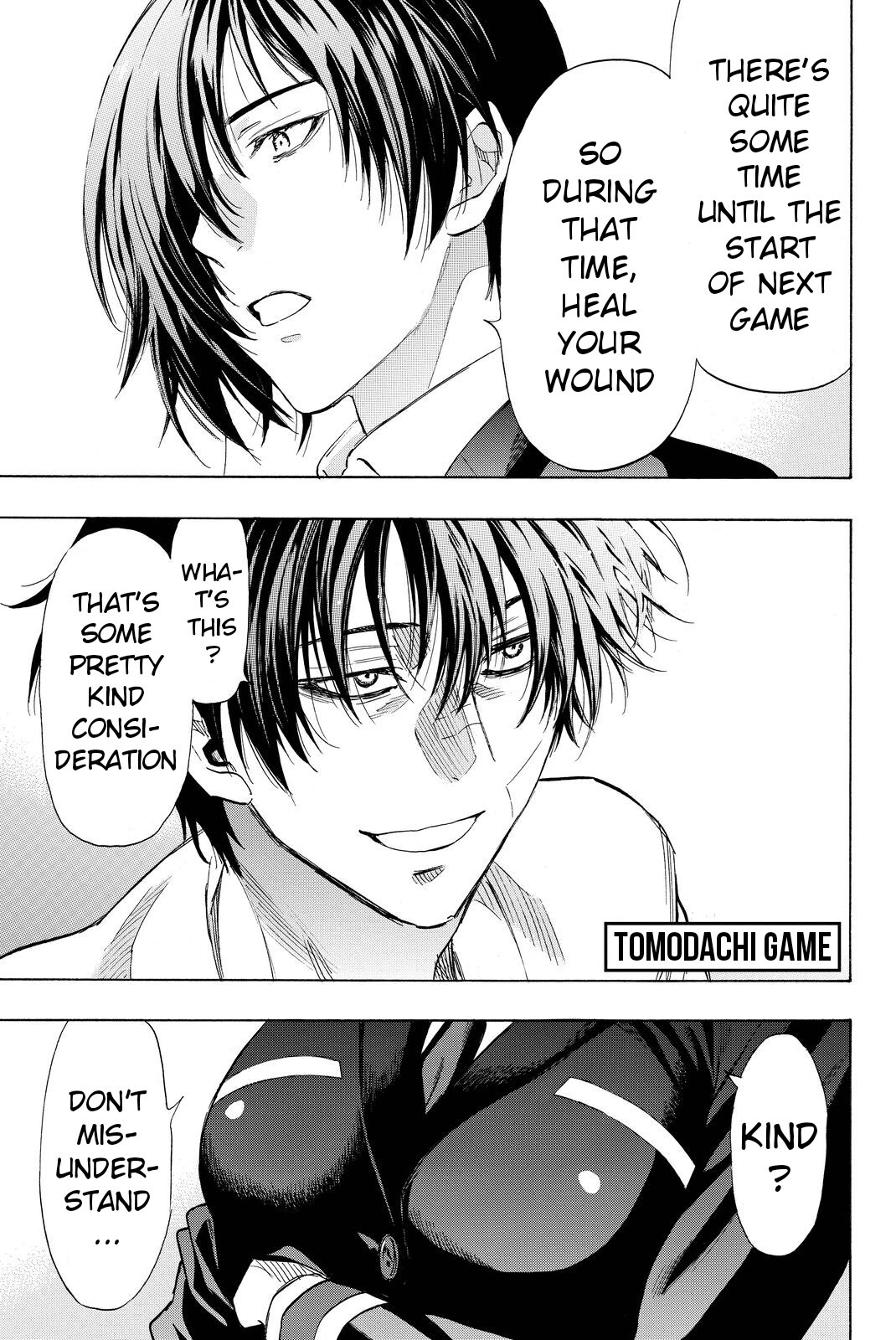 Tomodachi Game Chapter 34 page 1 - Chapter 34: To be Honest I... I was Lying