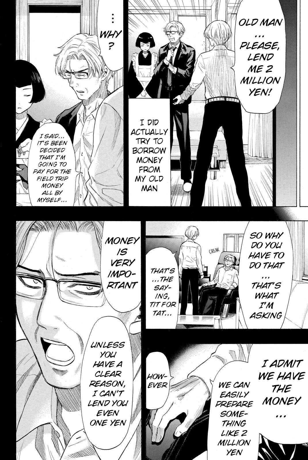 Tomodachi Game Chapter 34 page 12 - Chapter 34: To be Honest I... I was Lying