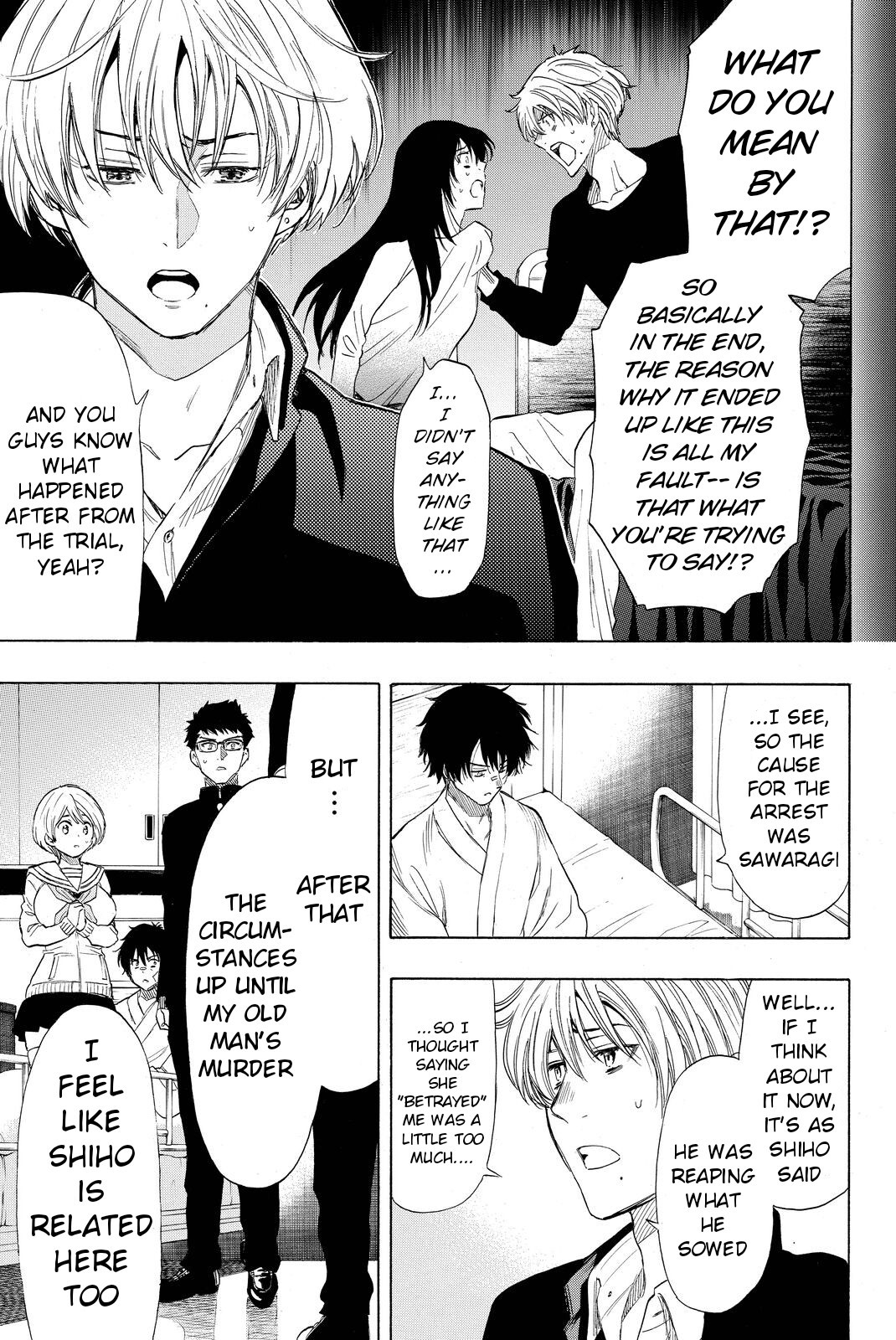 Tomodachi Game Chapter 34 page 15 - Chapter 34: To be Honest I... I was Lying