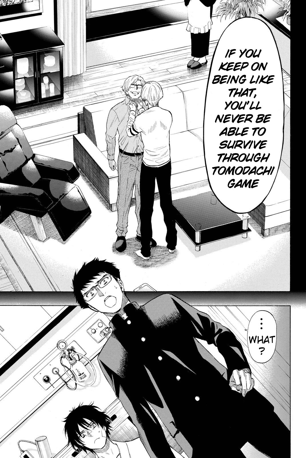 Tomodachi Game Chapter 34 page 19 - Chapter 34: To be Honest I... I was Lying